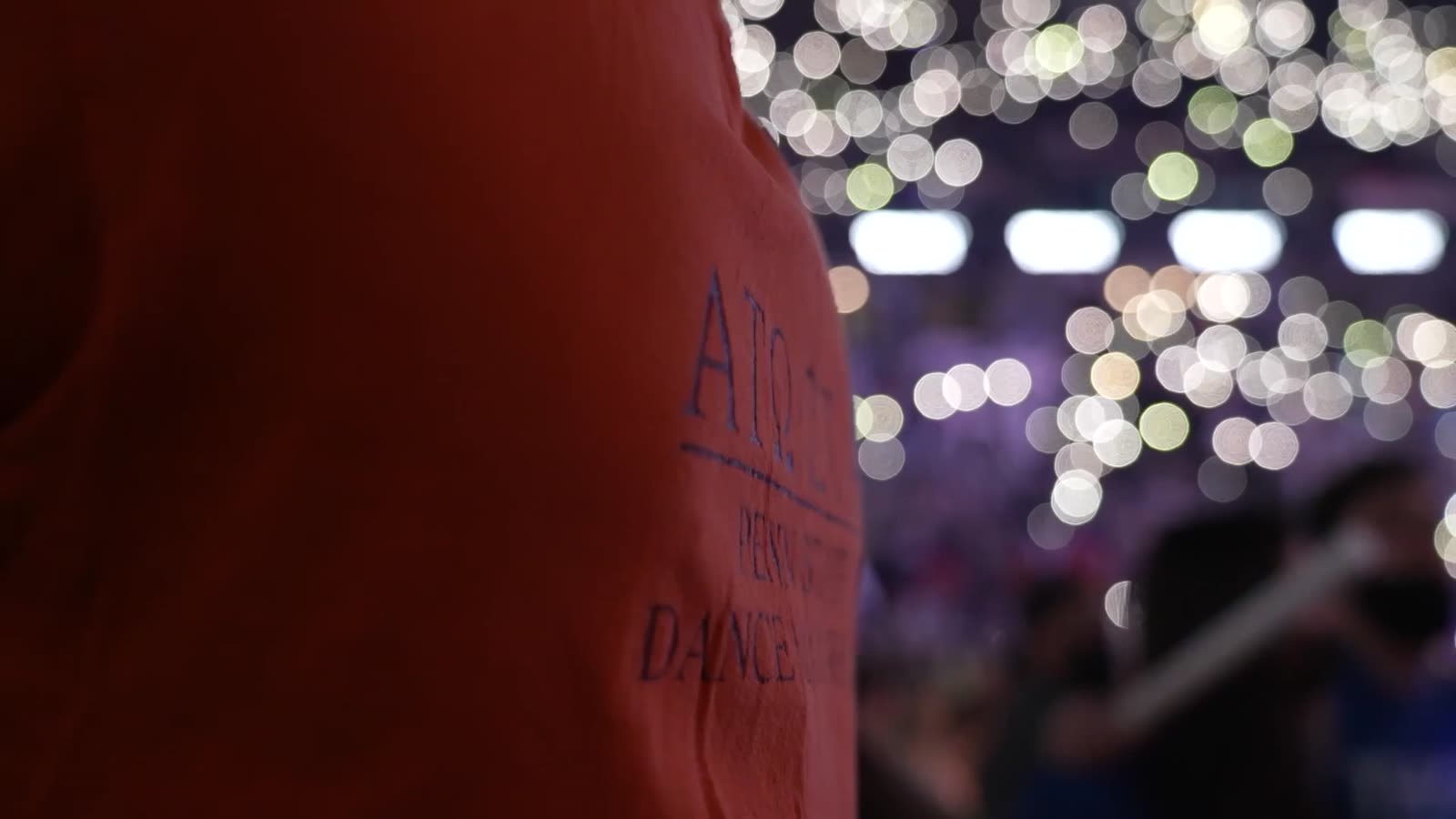 Warm bokeh lights at a celebration